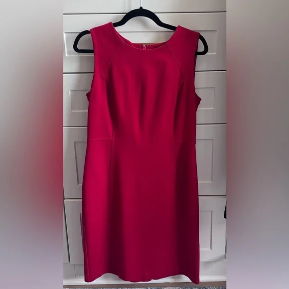 Talbots Vibrant Red Midi Dress - Picture 1 of 3